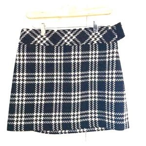 J.Crew wool plaid mini skirt
